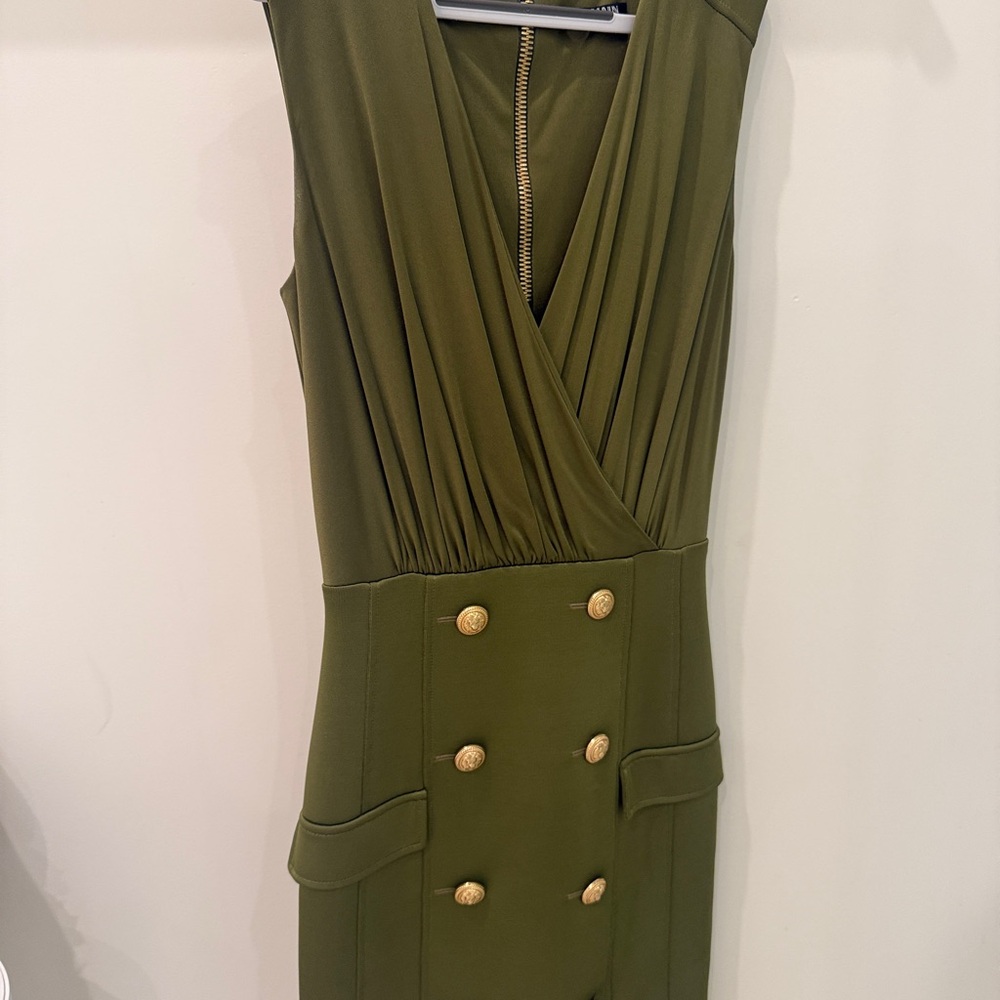 Balmain Khaki Green Chinos
